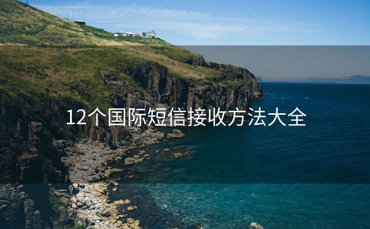 12个国际短信接收方法大全