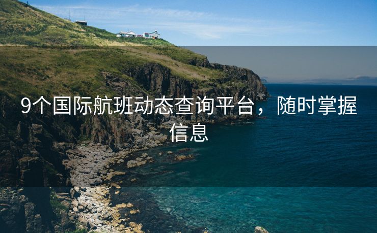 9个国际航班动态查询平台，随时掌握信息