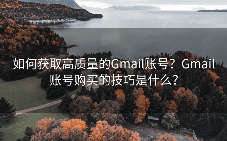 如何获取高质量的Gmail账号？Gmail账号购买的技巧是什么？