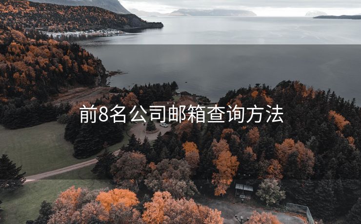 前8名公司邮箱查询方法